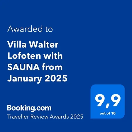 Walter Lofoten With Sauna Villa *